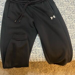 Under Armour Black Sweatpants with Logo
